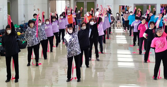 宮城県支部３Ｂ体操体験交流会（登米市）